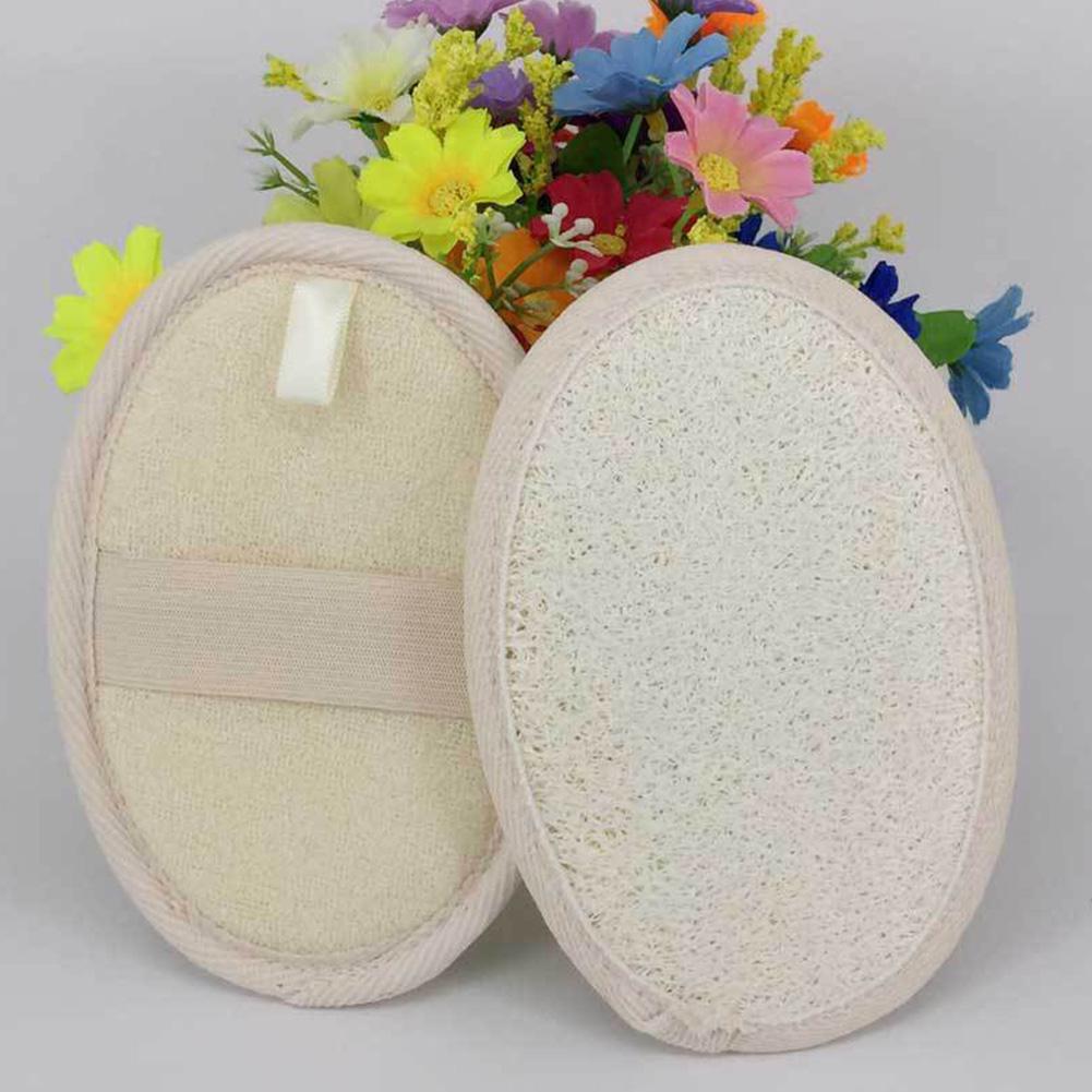 1 Pc Natural Loofah Bath Shower Sponge Body Scrubber Exfoliator Washing Pad