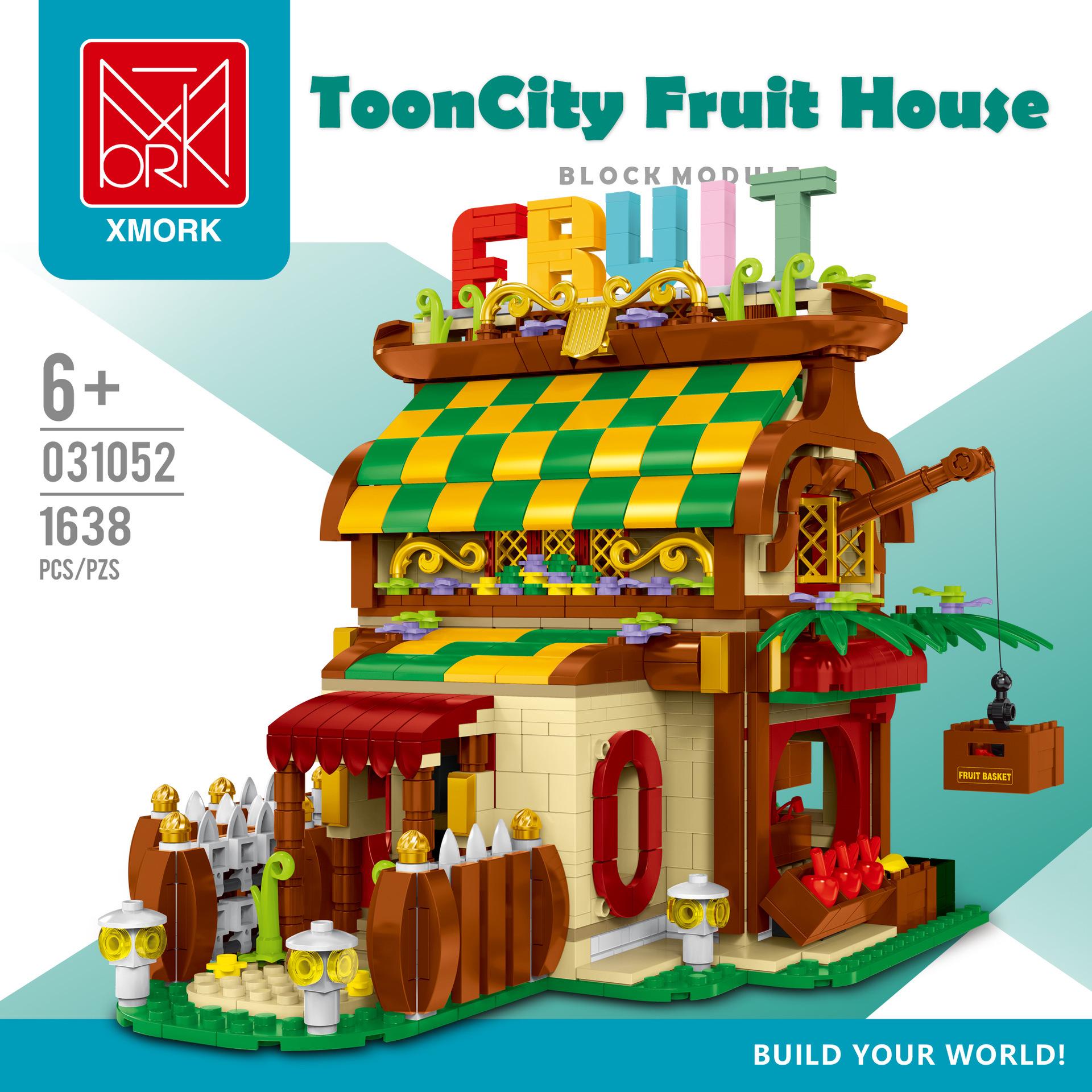 MOC Sunny Flower House Creative Building Blocks for Kids