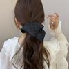 Full Sky Star Satin Large Intestine Hair Band, Solid Color High-end Hair Accessory, Hair Tie, Hair Tie, Hair Accessory, Leather Band
