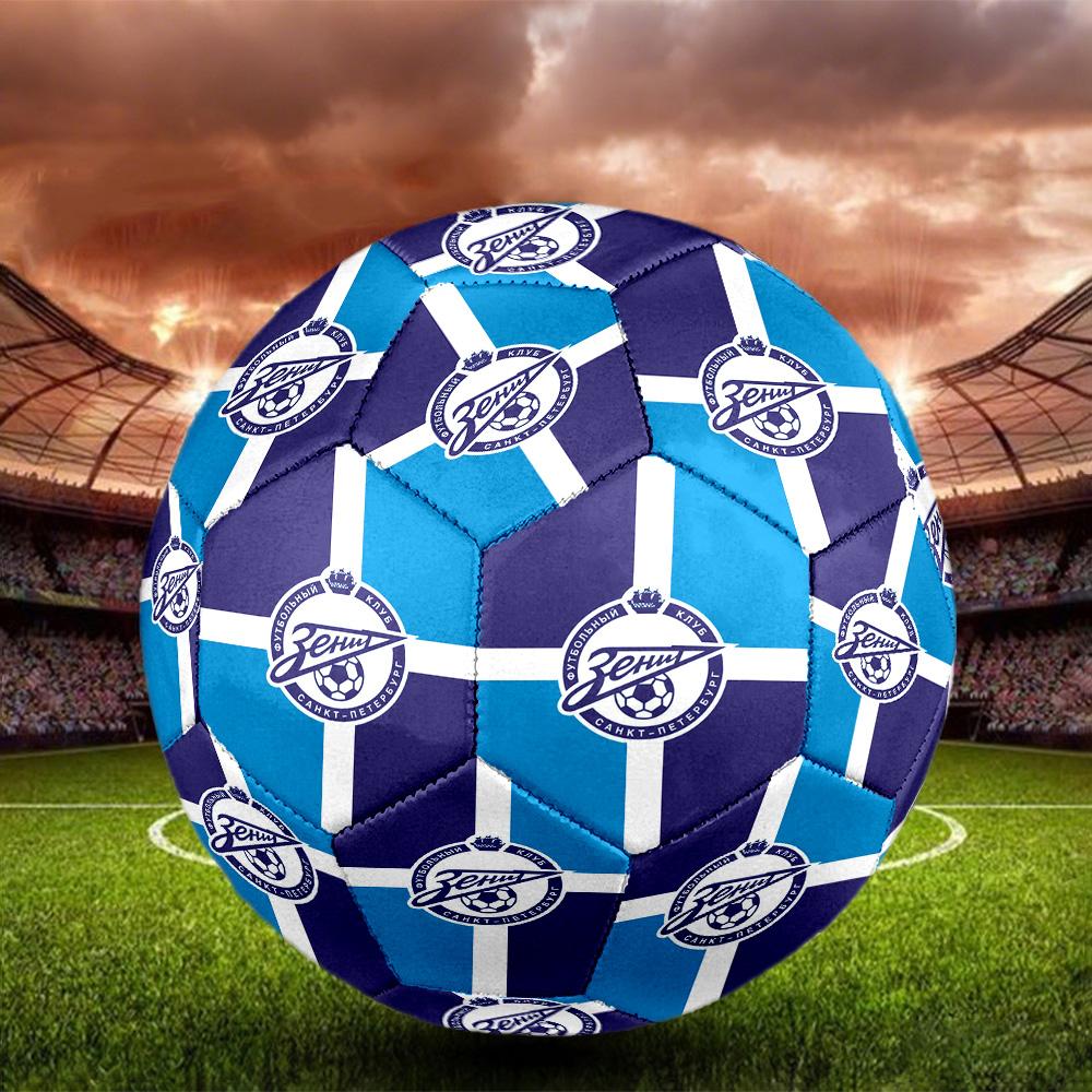 Zenit Saint Petersburg Indoor Soccer Ball Size 5 Colorful All Ages Machine Stitched PVC Competition Ready Durable High-Bounce