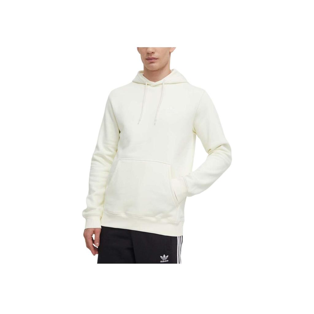 adidas Trefoil Essentials Hoodie Ivory Men Streetwear IR7790