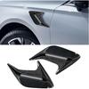 2PCS Car Hood Ventilation Trim Cover, Air Flow Intake Scoop Hood Cover, Shark Gill Bonnet Vent Trim, Automotive Exterior Decorative Accessories for