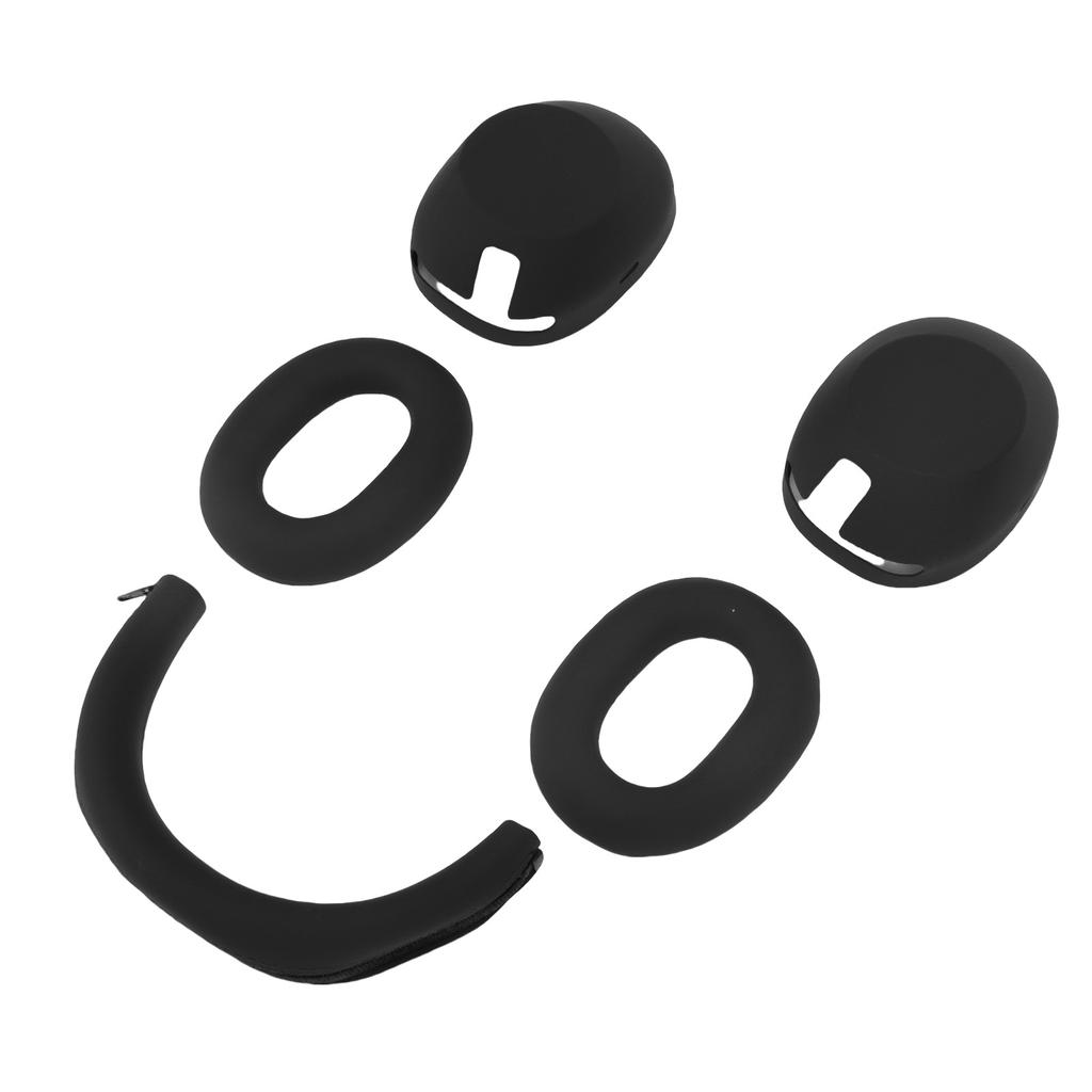 Silicone Case Cover Fit for WH-1000XM6 Wireless Headphones Earpad Covers Headband Cover Protector Washable Soft Headphone Accessories