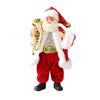 Christmas Santa Claus Doll Decoration Handcrafted Home Office Xmas Tree Santa Figurine Hanging Ornament Holiday Party Pendant