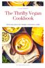 წიგნი The Thrifty Vegan Cookbook : Delicious Faire for Budget Conscious Cooks