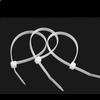 100Pcs Self-Locking Plastic Nylon Cable Tie White 4x300 Fastening Ring Loop Wrap Strap Zip Organiser 3x200MM Industrial Set