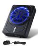 VEVOR Subwoofer de Carro 10" 440W Sob o Assento, Subwoofers de Carro Potenciados Finos com Luz Ambiente Azul