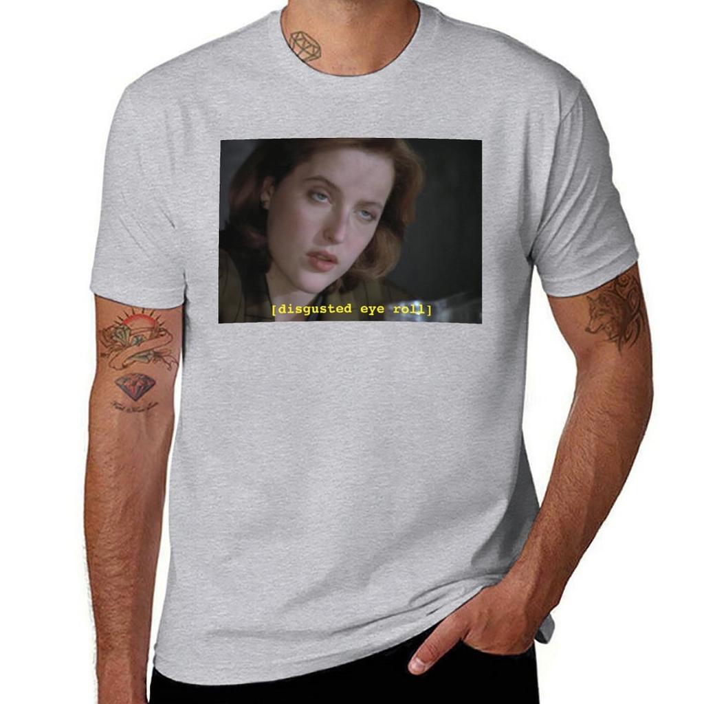 Dana Scully Eye Roll // X-files T-Shirt Short Sleeve Tee Sweat Heavyweights T Shirts for Men Pack
