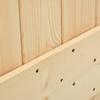 VidaXL Porte coulissante et kit de quincaillerie 90x210 cm pin massif, porte intérieure, porte de grange intérieure 3203067
