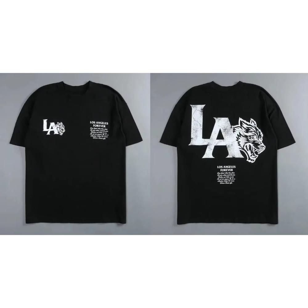 Darc Sport Vlci Gym Trička Nadměrná Cvičební Fitness Darcsport Pánské Oblečení Grafický DTG Potisk Darcs Sport Vlčí Trička