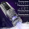 App Control Automatic Masturbator Stroker Adult Toys 7 Thrusting Rotating 7 Licking Vibrating Modes Hands-Free Sex Machine Pocket Pussy Penis Trainer