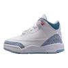 Air Jordan 3 Retro TD Baltos ir Kobalto Palaimos Kūdikio Sportbačiai Rožiniai-Švytintys Futbolo Pilki HQ0782-101