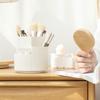 1 Stück drehbarer Stifthalter, Aufbewahrungsbox für Schreibtischstifte für Studenten im Büro, Aufbewahrungsbox für Make-up-Pinsel mit drei Löchern