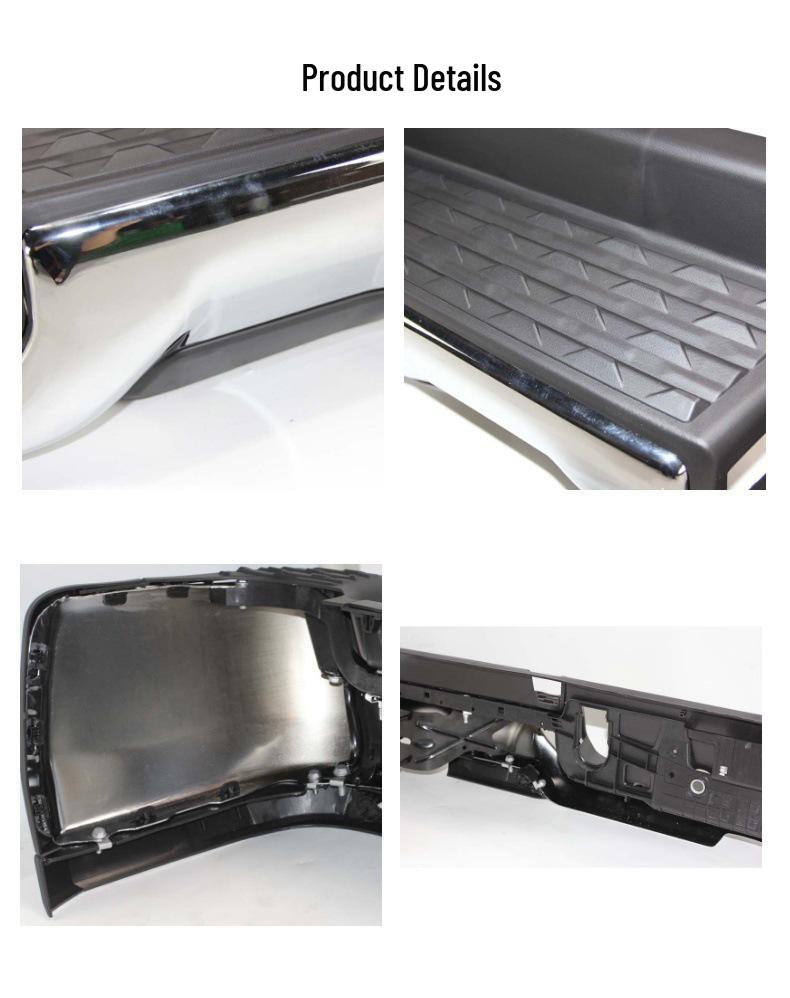 Chrome-Plated Rear Bumper for 2019-2022 Dodge Ram (No Radar Hole)
