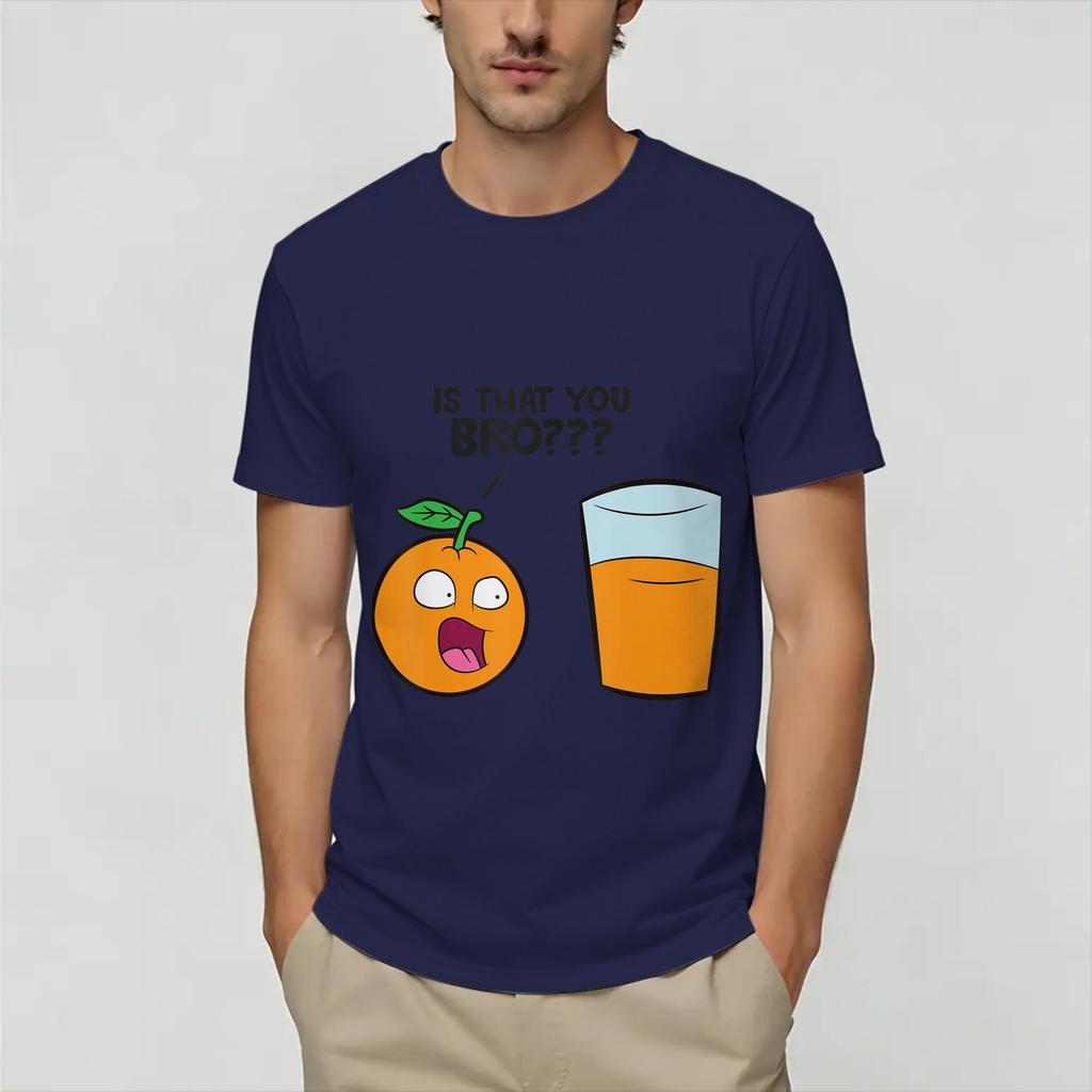 Funny Annoying Oranges Cotton T Shirt For Unisexs Summer Y2K Basic T Shirts Crewneck Novelty Tee Shirt Oversize Pattern Clothes