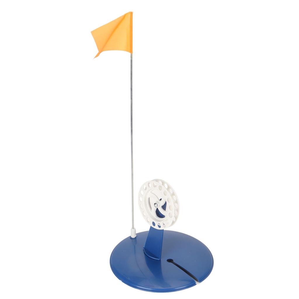 6PCS Ice Fishing Flag Outdoor Sign Portable Tip Up Angler Ice Fishing Supply with Storage Bag for Winter Without Hook