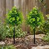 UV Resistant Simulation Eucalyptus Tree Artificial Green Plants Ground Stake  Outdoor Garden