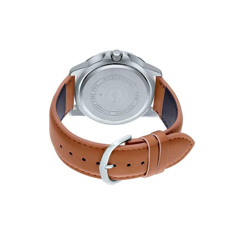 Casio CASIOSTANDARD Series STANDARD Series Trendy Retro Business Casual Three-eye Pointer Movement Quartz Movement Leather Strap MTP-VD300L-2E