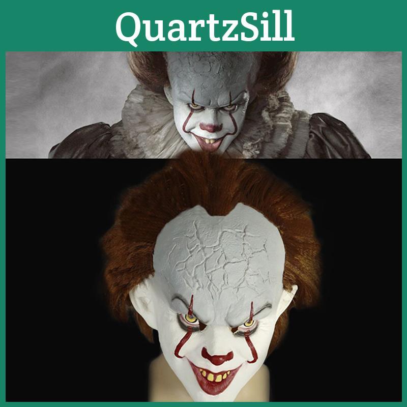 Comfortable Stephen King's It Pennywise Latex Mask Great For Themed Parties And Events