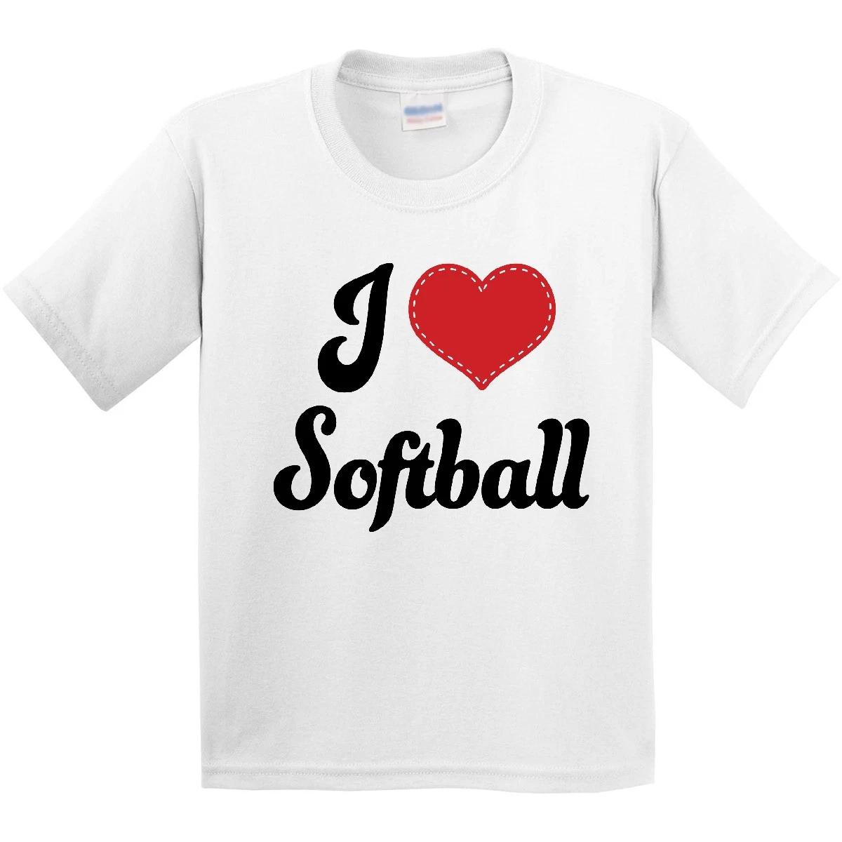 Inktastic Softball Sports Gift For Girls Youth T-Shirt Team Apparel Tee Kids 150
