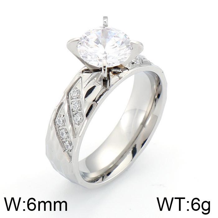 Kalon Japanese-Korean Minimalist Titanium Steel Couple Rings - 18K Gold Textured Diamond Wedding Bands