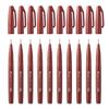 Pentel Signature Pen Brush Touch SES15C-E Set of 10 Brown