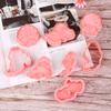 6Pcs/Set Mermaid Shell Seahorse Cookie Mould Diy Plastic Fondant Cake Mold Cartoon Biscuit Cookie Cutters Decorating Tools