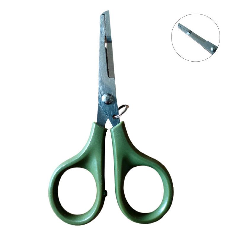 Edelstahl Dyneema PE Fischschnur Schneidwerkzeug Gebogene Gerade Flache Haken Adlerkopf Angelschere Mit Gezackten Zähnen