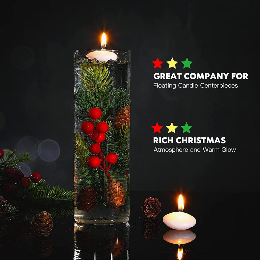 Christmas Vase Filler Plants Red Berry Set Winter Vase Filler Christmas Decorations For Holiday Home Decor Wedding Party