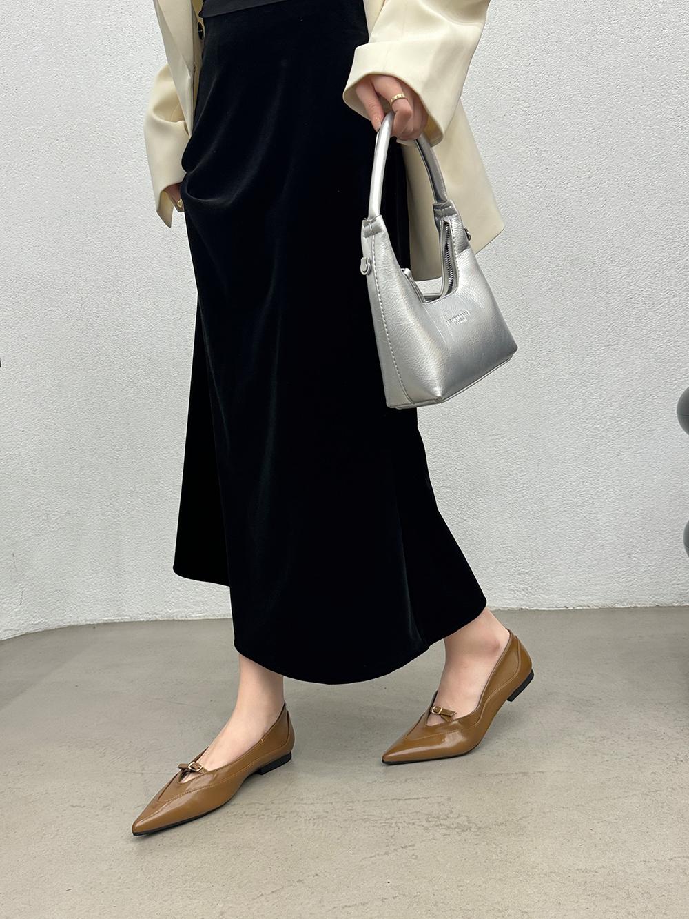 Мода Черный Бежевый Серебристый Коричневый Женские Лоферы 2024 Новые поступления — фото 6