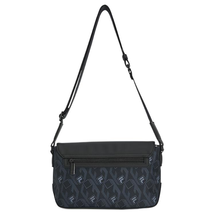 New FILA Fabric Crossbody Bag, Shoulder Bag Mini Men's Black F13M548107FBK