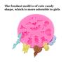 Fondant Mold Portable 9 Grid Non-stick Cute Home Kitchen Cartoon Sugar Candy Jelly Cake Baking Mould Accessories