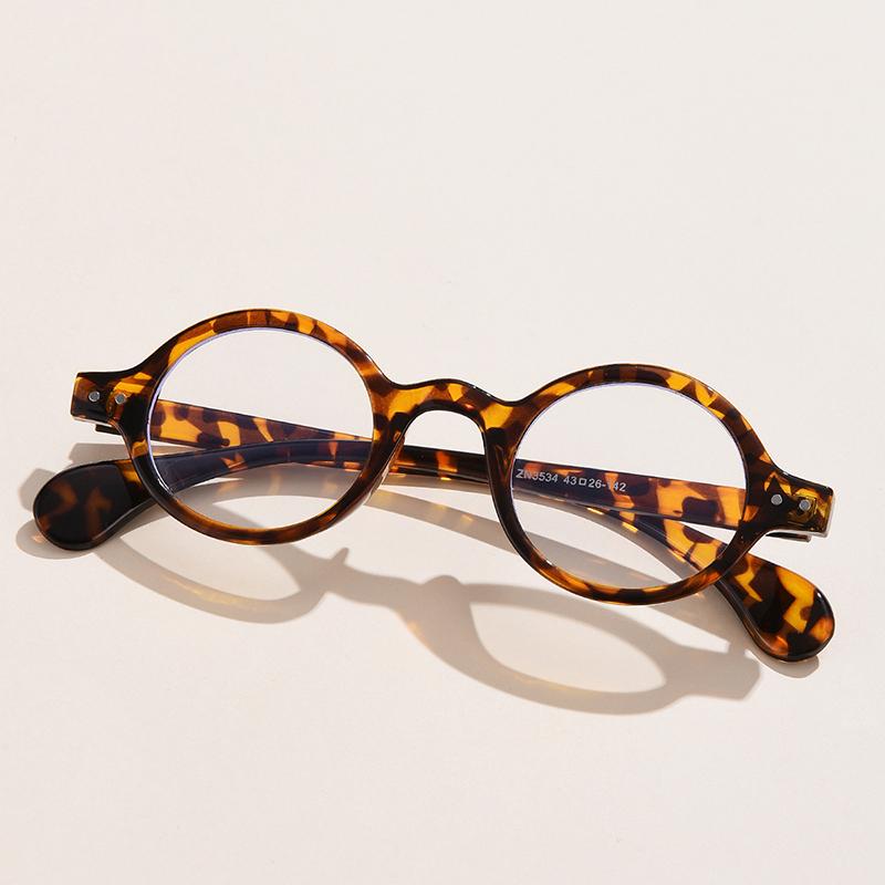 May Flower 2021 New Reading Glasses For Men Blue Light Cut Computer Eyeglasses Frame Women Round Retro Men's Glasses Diopters +2