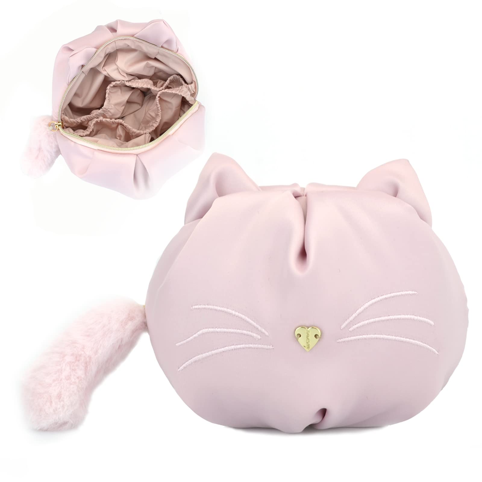 

Милый чехол для хранения мелких аксессуаров и косметики с принтом кошки розовый Dr.Maylee Женский - Коробка, Принт, розовый