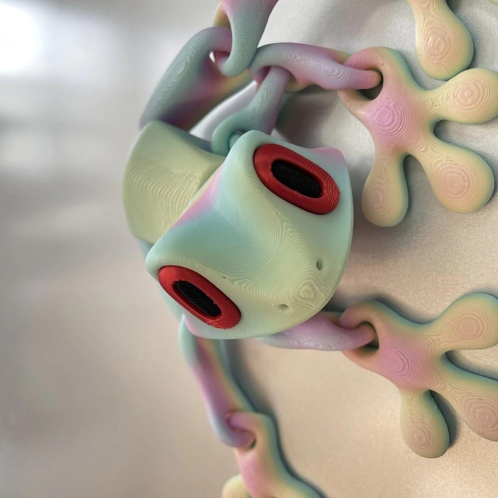 Realistic Magnetic Frog Toy Stress Relief Toys Jointed Jumping Frogs Model 3D Printed Magnet Frog