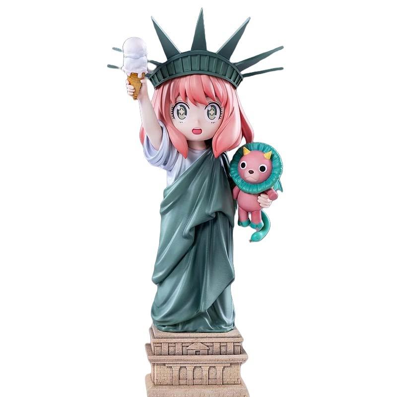 

Аниме GK Lady Liberty Anya Forger Фигурка Творческая ПВХ Милая Коллекционная Модель Игрушка