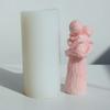 Mother Hug Kid Candle Mold Silicone Craft Mold Silicone Texture Hand-Making Tool for DIY Hand-Making Candle Soap Crafts