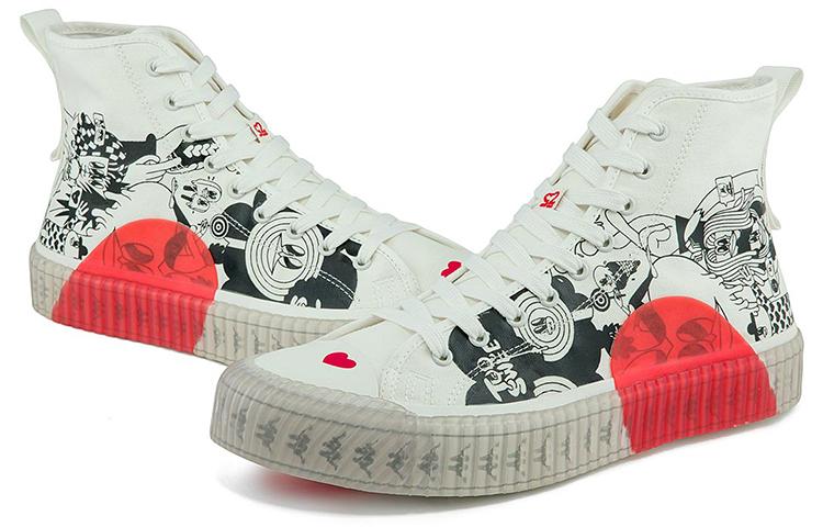 Men's Sneakers LALA COMPANY X x Kappa LALA COMPANY Wear resistant And Lightweight High top Canvas Shoes
