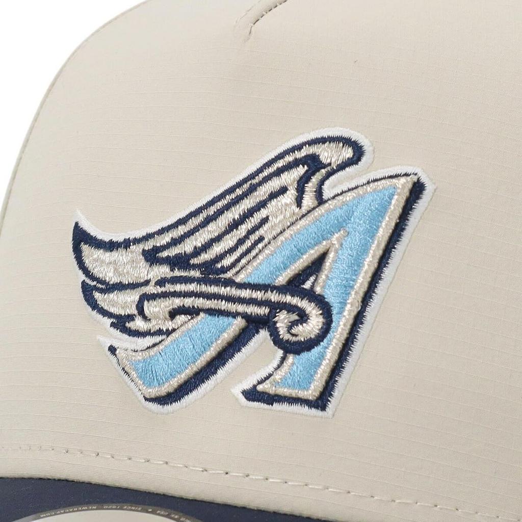 New Era Cap 9FORTY Strap 14693849 NER36C3521 MLB Los Angeles Angels LAA White Beige FREE SIDE PATCH ONSPOTZ Exclusive Hat 9FORTY 940 Side Patch Unisex