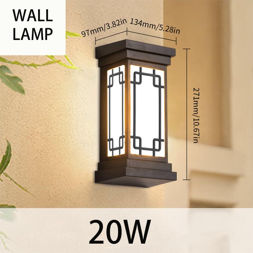 LED Außenwandleuchte Wasserdicht IP66 Bewegungssensor LED Außenbeleuchtung Verandaleuchten Balkon Gartenleuchten Außenwandleuchte