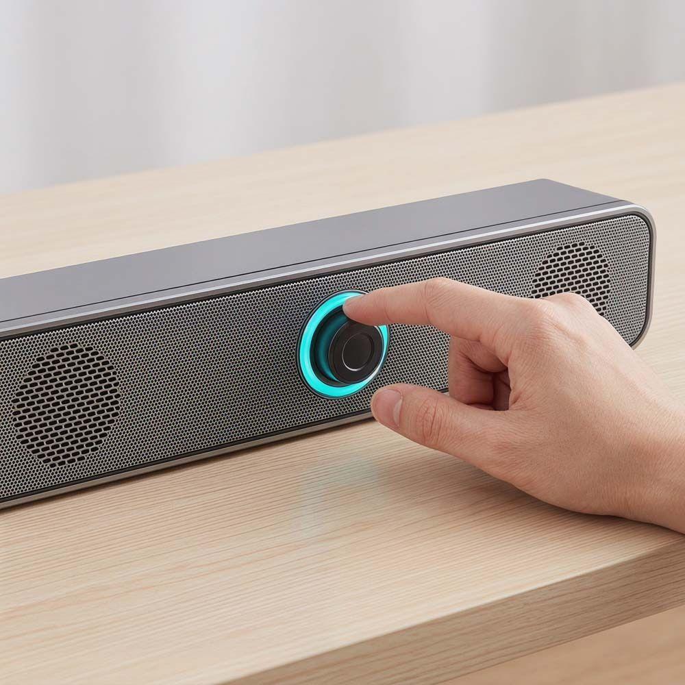 Home Theater Soundbar Speaker USB Powered Wired Soundbar Surround Sound PC Soundbar Gaming