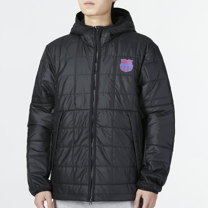 Nike Sports Casual Warm Cotton Jacket Men Jacket Black DN3151-010