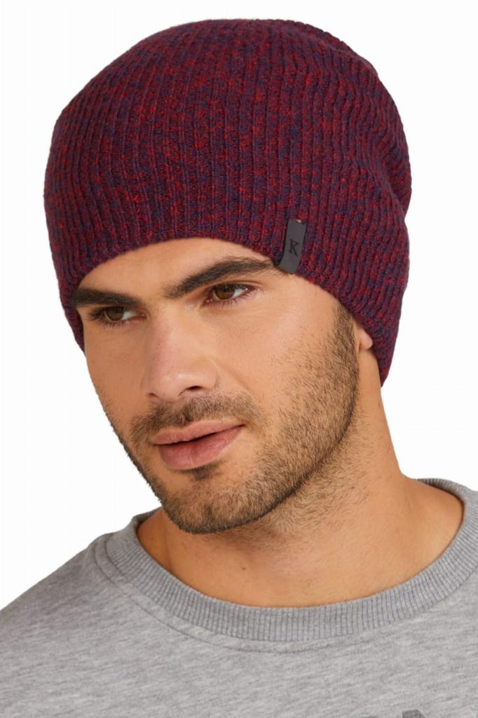 Orazio Men' Cap in Mixed Ginger Color