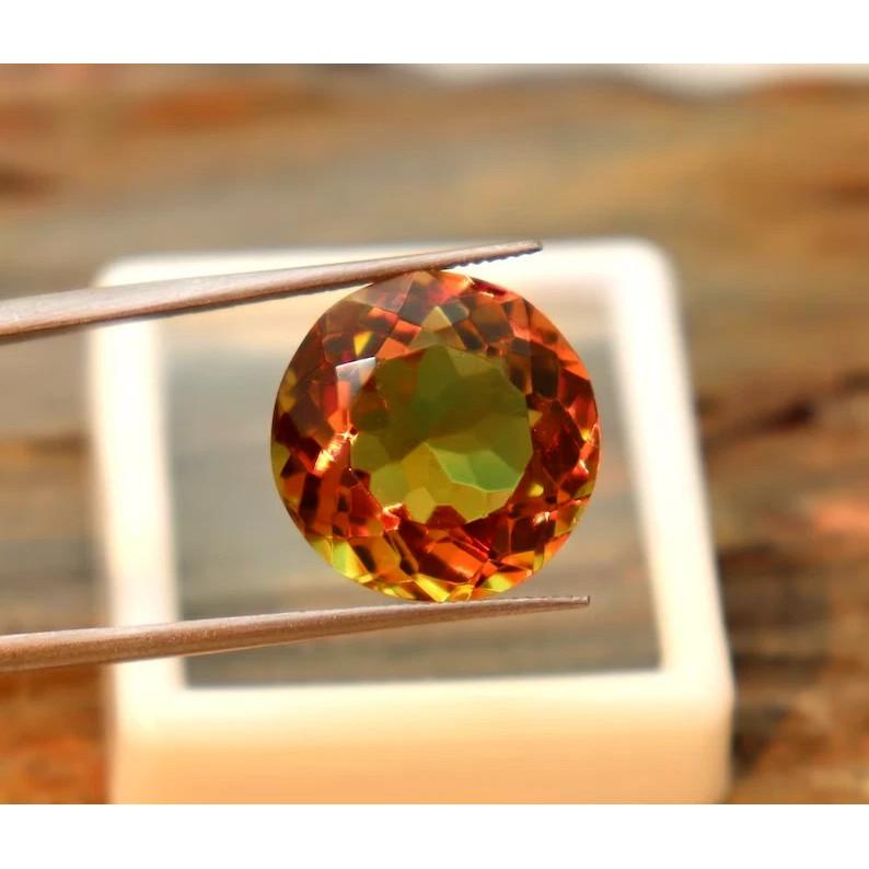 Natural Alexandrite Round Cut 7.70 Ct AAA Certified Loose Gemstone