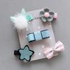 5Pcs/Set Pet Hair Clips Multi-color Pet Hair Decoration Fabric Cute Pet Dogs Hair Clips for New Year