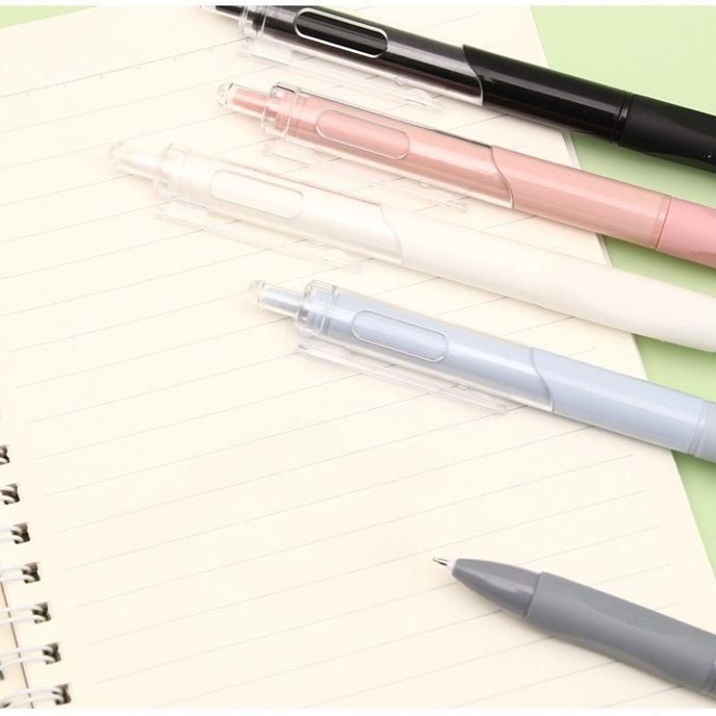 1Pc Neutral Pen Simplified 0.5mm Black Pen High Beauty Student Quick Dry Pen Office School Supplies Stationery