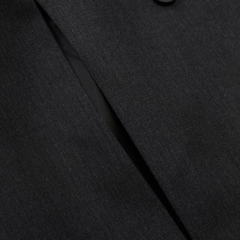 JNBY Collarless Wool Short-Sleeve Coat