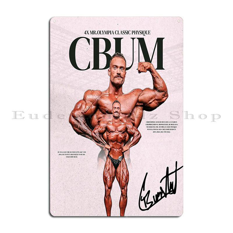 

CBUM Крис Бамстед Фитнес Искусство Бодибилдинг Мотивация в Спортзале Металлическая Печать На Заказ Клуб Бар Настенная Роспись Кухня Жестяная Табличка Постер 20x30cm（7.8x11.8inch）