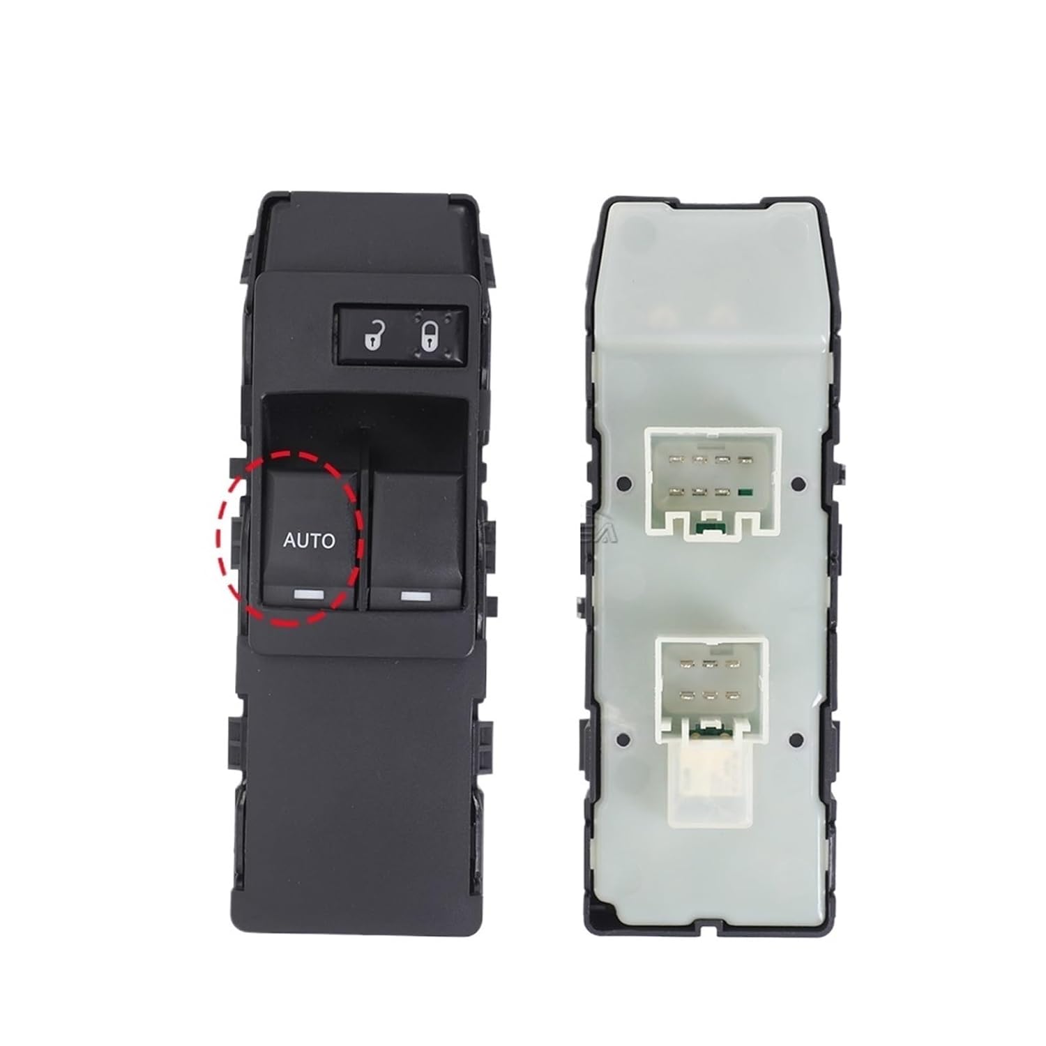 Window Switch Fit for Mitsubishi Raider 2007-2009 Fit for Dodge Dakota LHD Electric Power Master Window Control Switch 04602740AA 4602740AA Sensitive 4602740AA