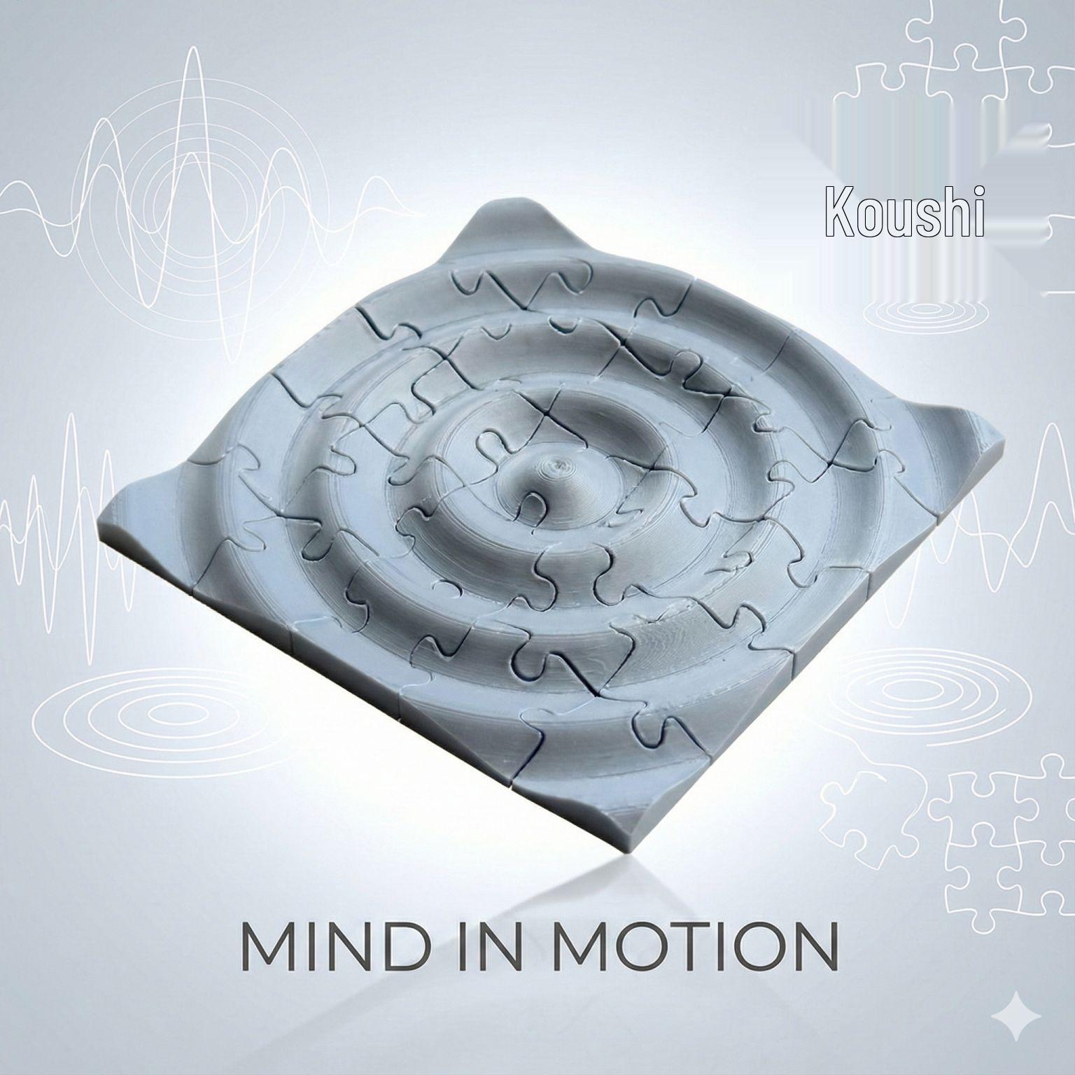 23-Piece Transparent Geometric Puzzle for Adults - Challenging Brain-Teaser Educational Toy